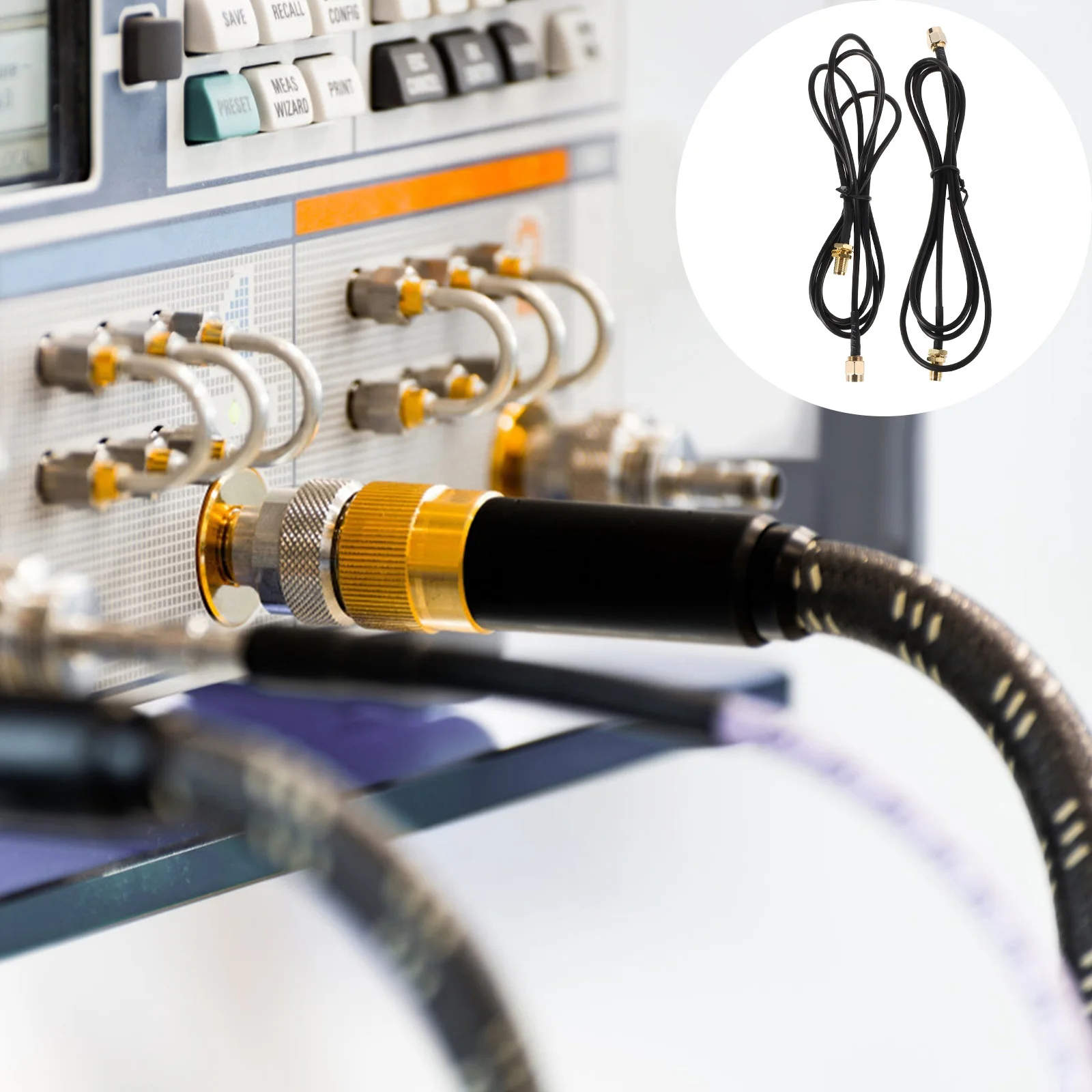 2Pcs Sma Male To Fe… - image