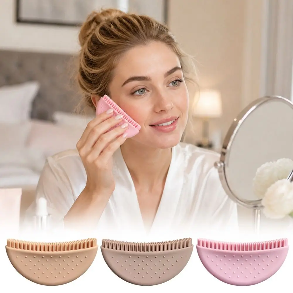 Silicone Lymphatic Facial Brush Lift Firm Contour Comfortable Lymphatic Contour Face Brush Deep Cleanse
