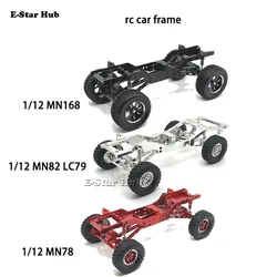 RC CAR Full Metal Chassis Frame dla 1/12 MN78 MN82 LC79 MN168 Metal Upgrade Parts Kit Rc Model Crawler Car Truck Buggy Truggy