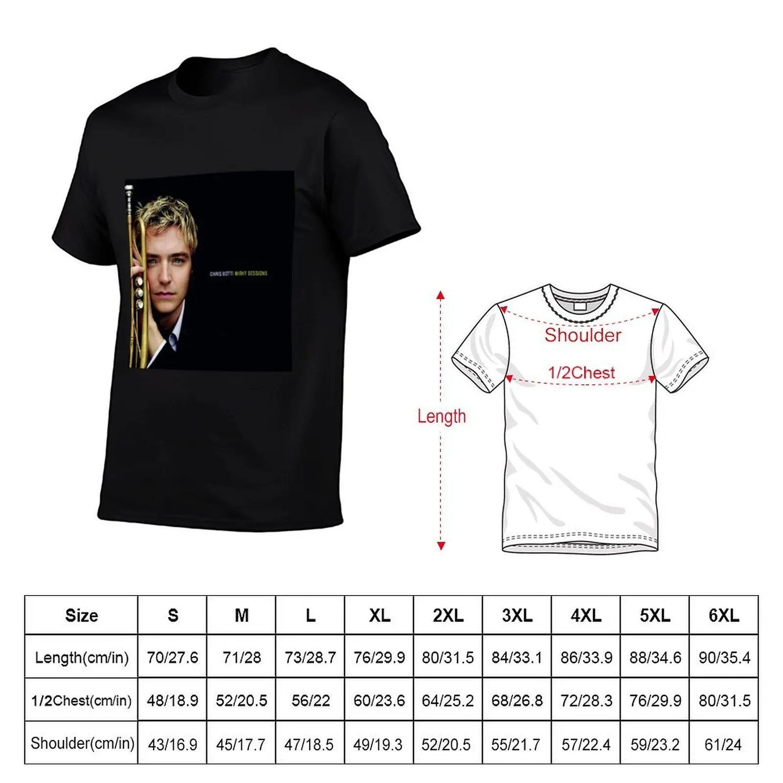 Chris Botti Night Sessions T-Shirt Stain Resistant Casual Tee