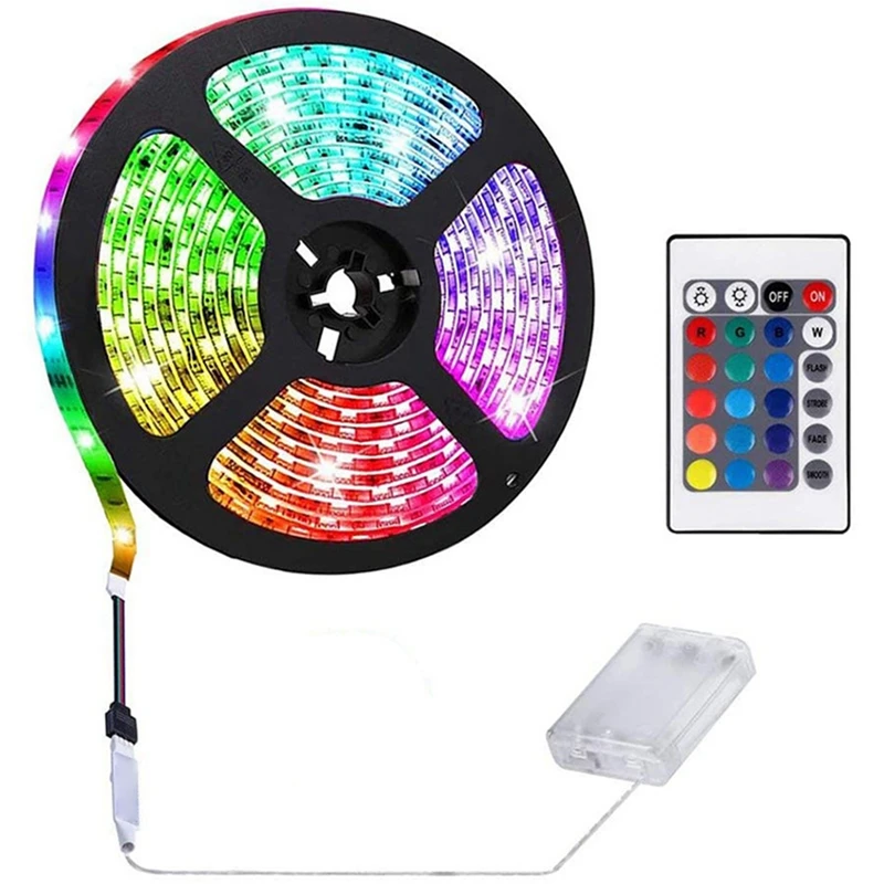 LED Light Strip Set 5050RGB Remote Control Bluetooth 5V Colorful Light Strip Set TV Background Atmosphere Light