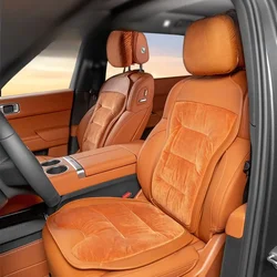 Flannel Universal Car Seat Covers,Stylish Autumn Winter Warm Seat Cushion,Soft Comfortable Car Seat Covers Full Set,Car Cushion