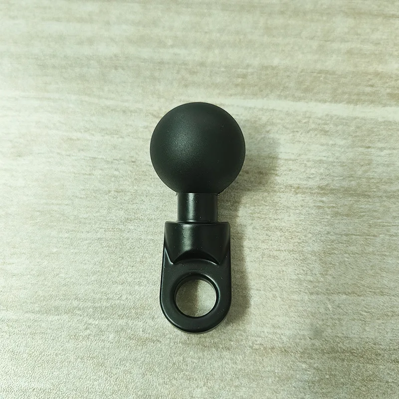 Angled Bolt Head Ram Mount Support Base with 1 Inch 25mm Ball Adapter for Motocycle Rearview Mirror Bracket