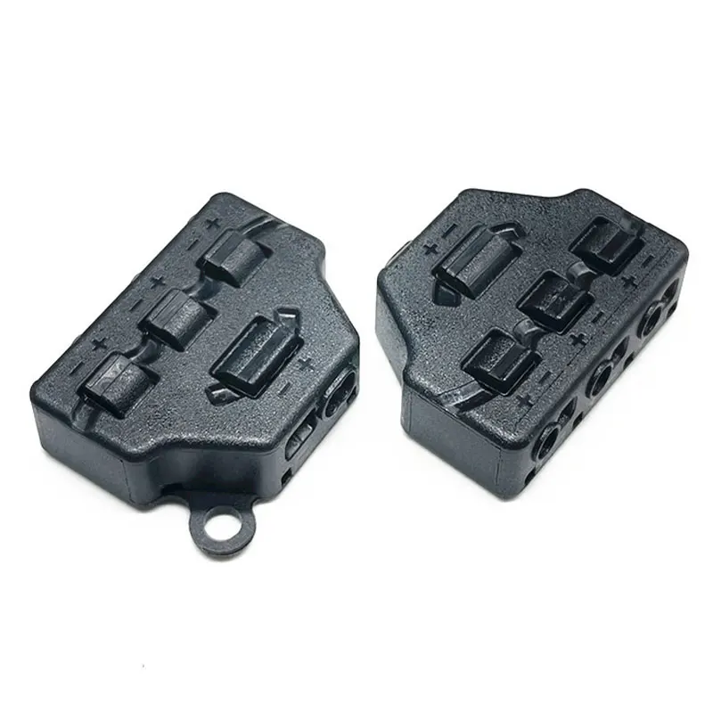 Railway Train Port Sharing Box 3/6 Distribution Port Hub For SMD Led Model Miniature Lighting System DC Lamp connector