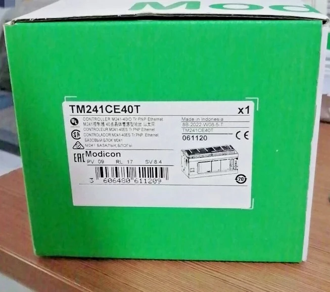 

Brand New Original TM241CE24R TM241CE40T TM241CE40R TM241C24R TM241C40R 8High-speed Inputs 10 Outputs 4 Source Fast delivery