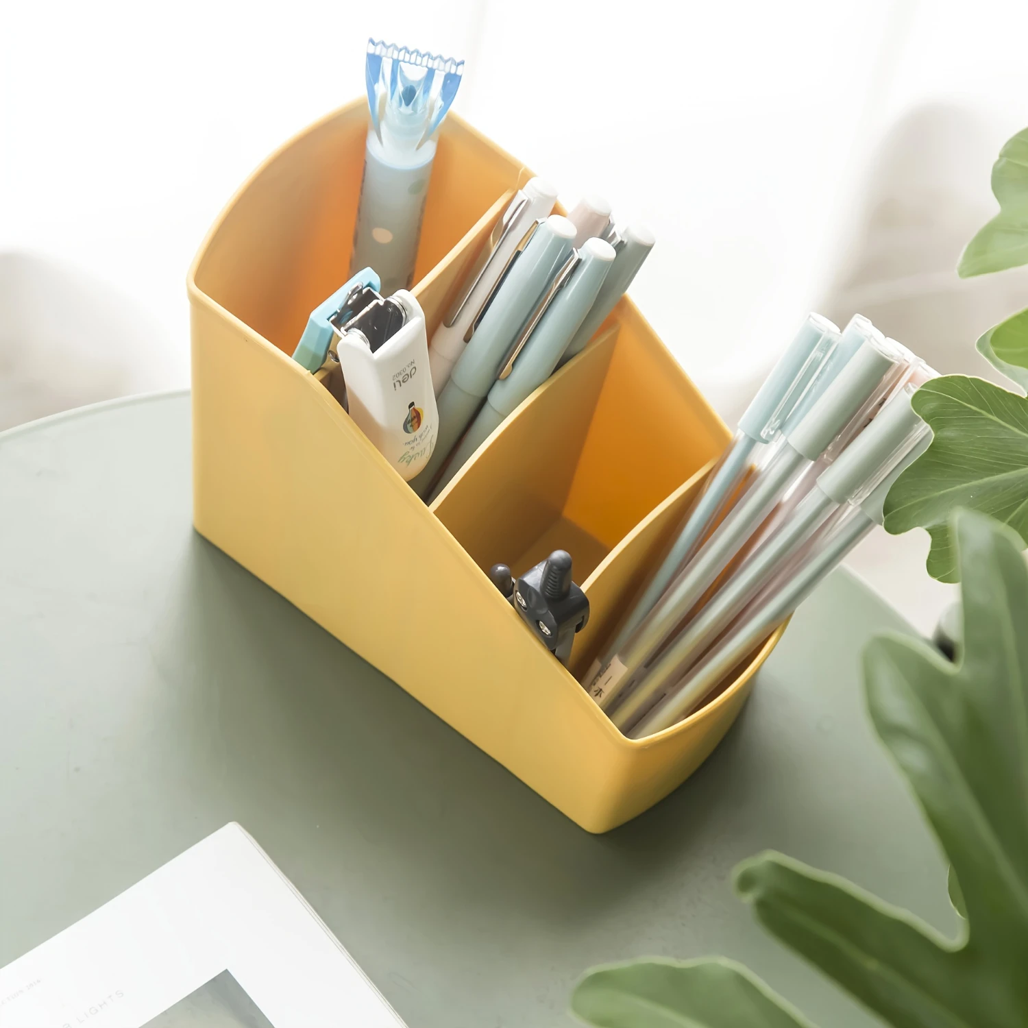 

Desktop Organizer - Plastic Box For Controls, Cosmetics & Stationery - Classic Style Organization Solution