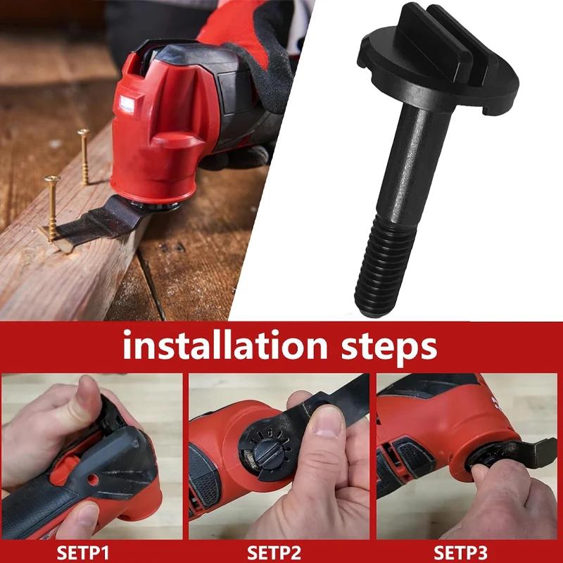 06-75-0025 Bladschroef Multi-Tool Accessoires Voor Milwaukee 2626-20 18V Gereedschap Mes Steun Pad Schroef Vervangend Onderdeel Past