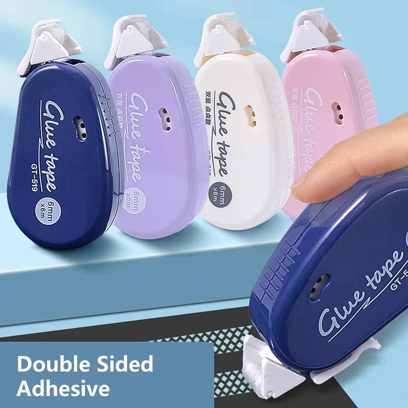 1 قطعة لاصق على الوجهين النقاط شريط لاصق DIY بها بنفسك سكرابوكينغ ألبوم صور مجمعة لوازم مكتبية المدرسة الأسطوانة الشريط 6 متر x 6 مللي متر