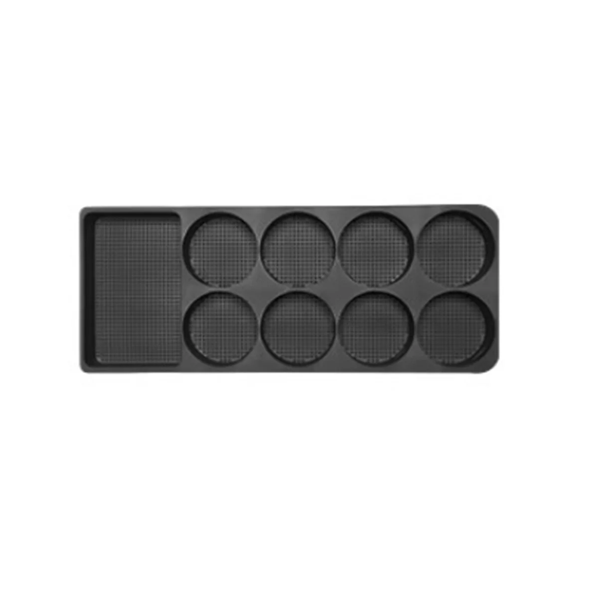 For LEADING IDEAL L9 Refrigerator Storage Box Silicone Mat Refrigerator Fixed Anti-Slip Cup Holder Tray,Black