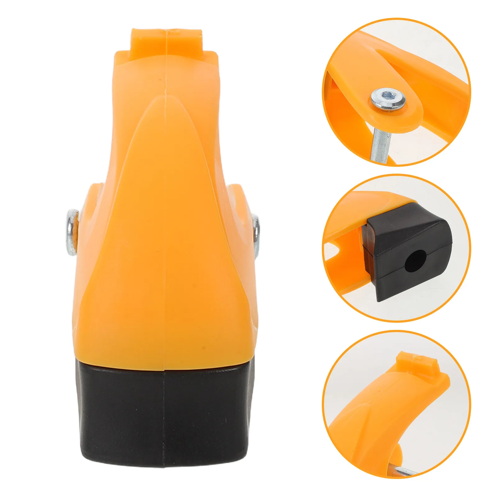 

Inline Skate Brake Replacement Yellow Black Heavy Duty Outdoor Skating Accessories High Visibility Universal Heel Brake Pad