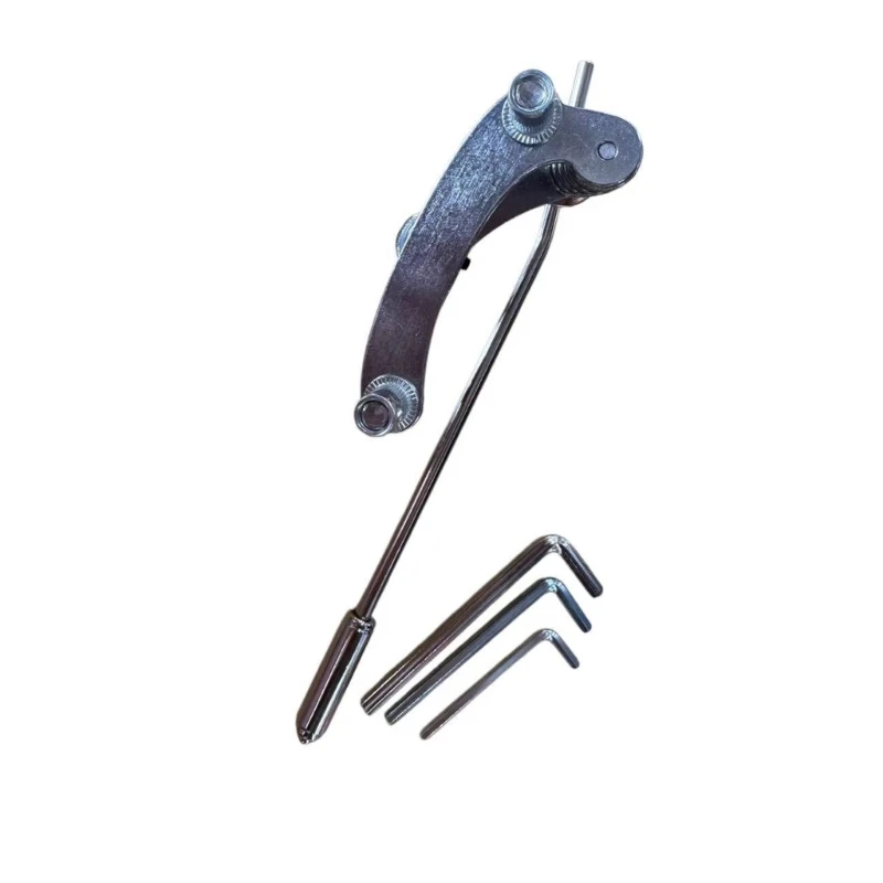 Metal Guitar Bridge Tailpiece Easy Installation Guitar Hardware Offering Stable Tuning Stability for Various Models