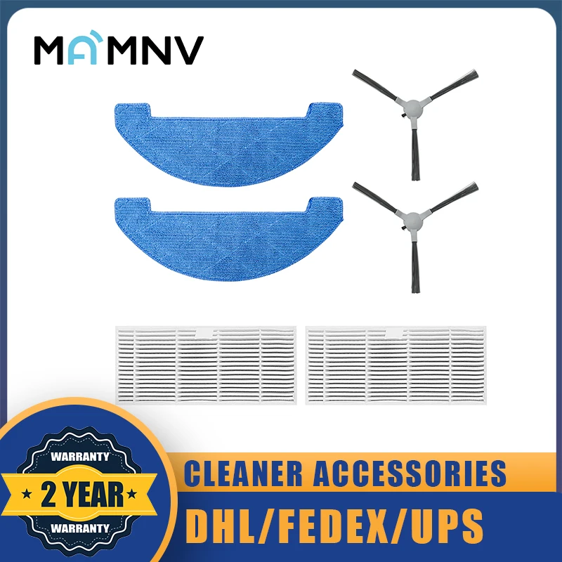 MAMNV For X6 Robot Vacuum Cleaner Accessories Mop Cloths Rag Hepa Filter Side Brush Parts Spare