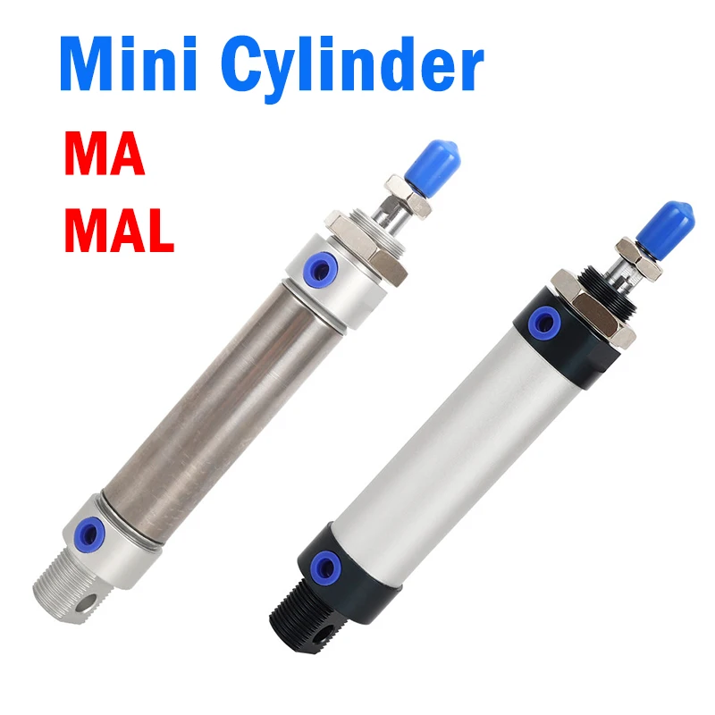 Small Pneumatic MA/PAL Mini Cylinder with A Cylinder Diameter of 16/20/25/32/40, Stroke 25-250