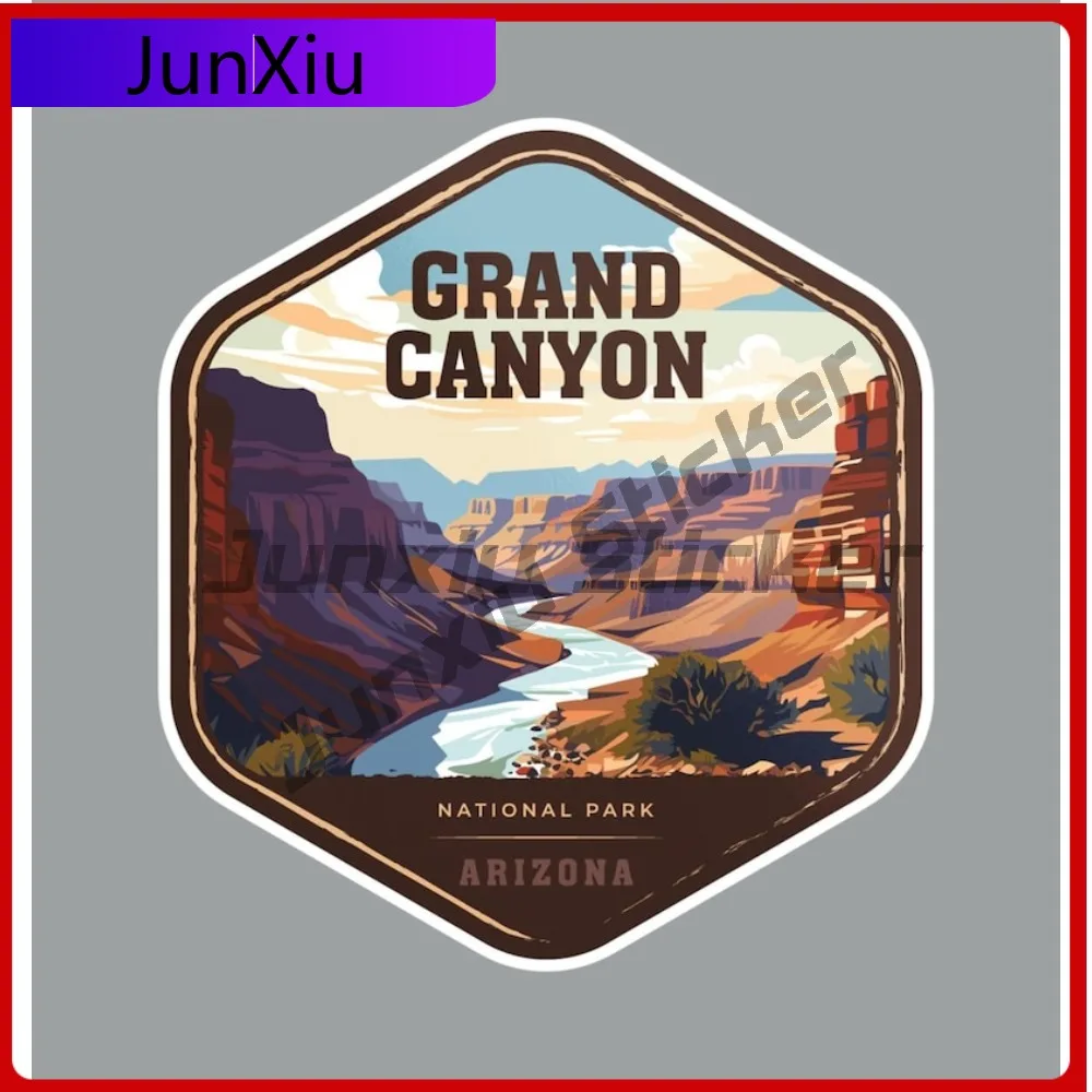 

Grand Canyon National Park Sticker Aquarium Decoration Car Rear Tent For Suv Camping Accessories Motorcycle Fridge Suv Bodywork