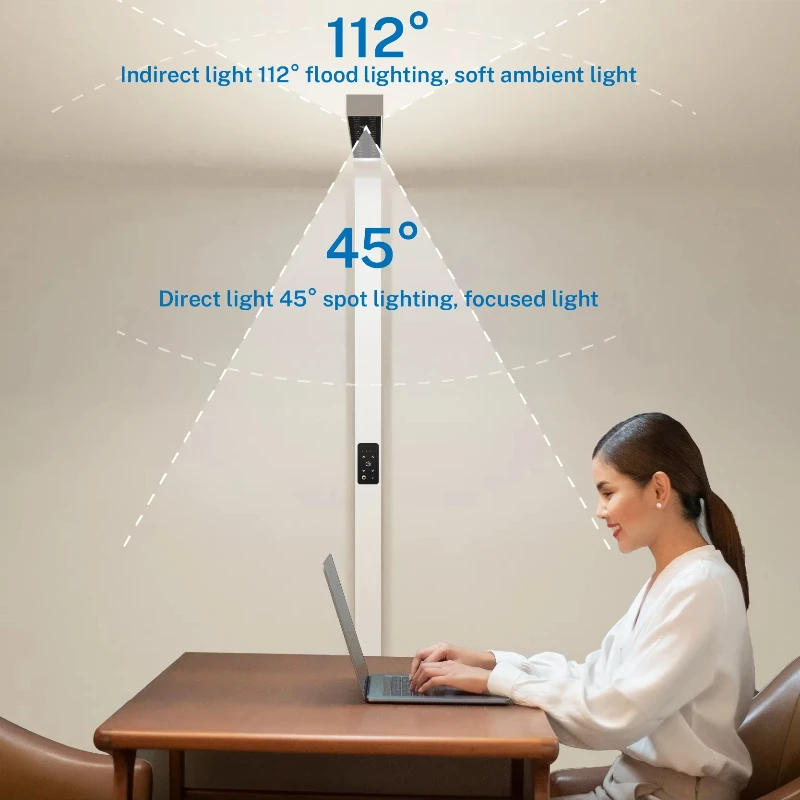 

Modern Simple Nordic Floor Lamp TUV Certified Dimmable Eye Protection Reading Light Flicker Free Light Emitting Diode Floor Lamp