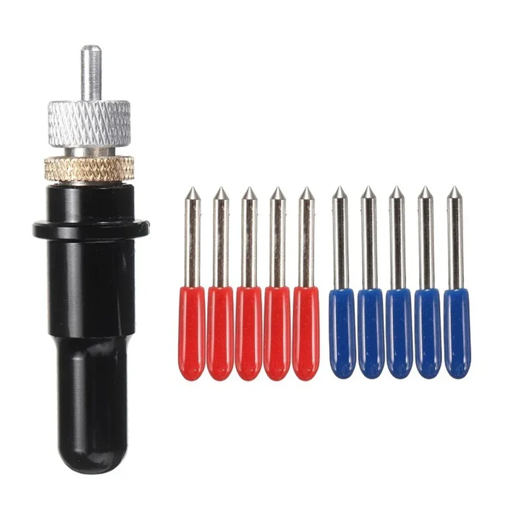 10Pcs Plotter Blade With Roland Blade Holder 45/60 Degree Replacement Blades For Roland Cricut Plotter Blade Knife Cutter Blade