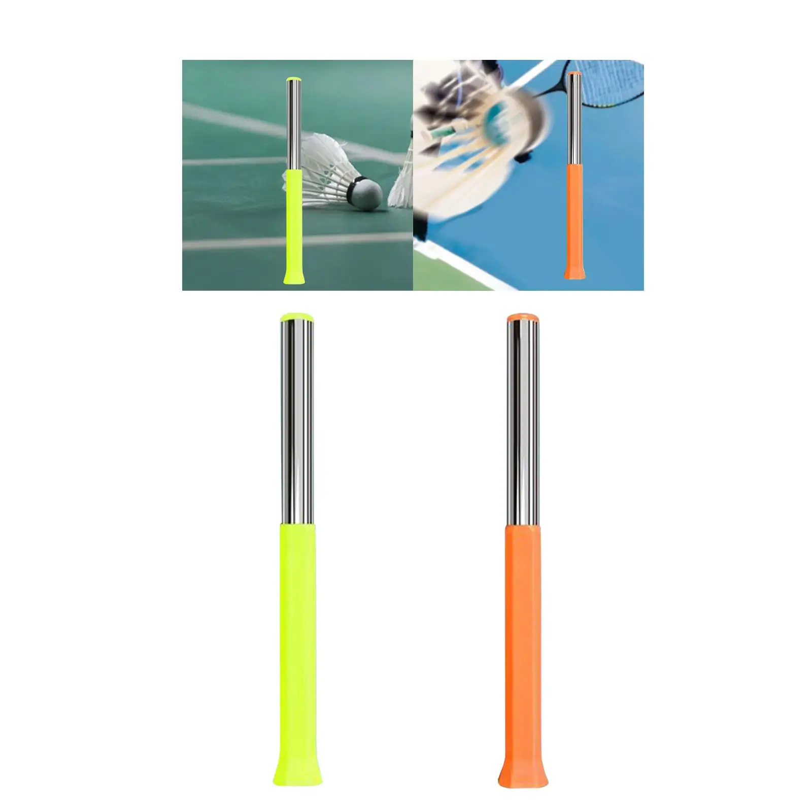 

Badminton Swing Training Device Realistic Handle Sound Mechanism Practice Tool for Players