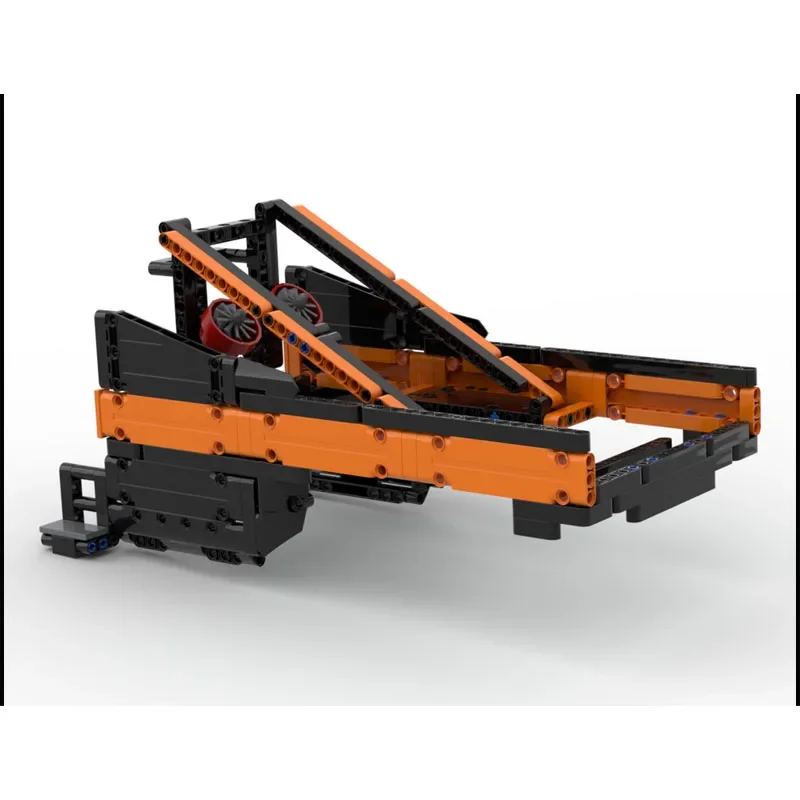 MOC-217460 Nieuwe Klassieke Zwarte Vrachtwagen Bouwsteen Model 1856 Onderdelen Creatief Speelgoed voor Jongens Kinderen Verjaardag Kerstcadeau