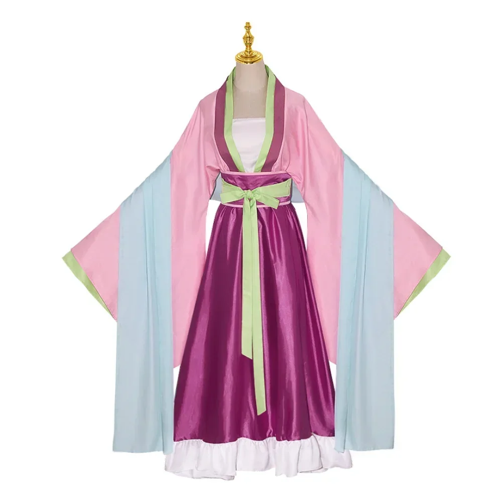 Maomao Cosplay Costume Anime The Apothecary Diaries Pink Hanfu Ancient Dress Halloween Party Performance Costume MaoMao cosplay