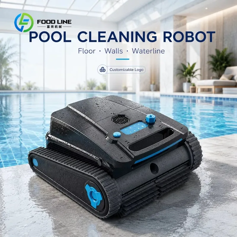 Customized Pool Cleaning Robot Cordless Electric Pool Cleaner with Smart Navigation Self-Parking and 4L Large Filter