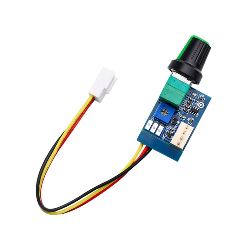 وحدة تحكم في سرعة المروحة DC12V 4P PWM مع مقبض وحدة المعالجة المركزية مفتاح التحكم في المروحة للحد من الضوضاء وتبديد الحرارة