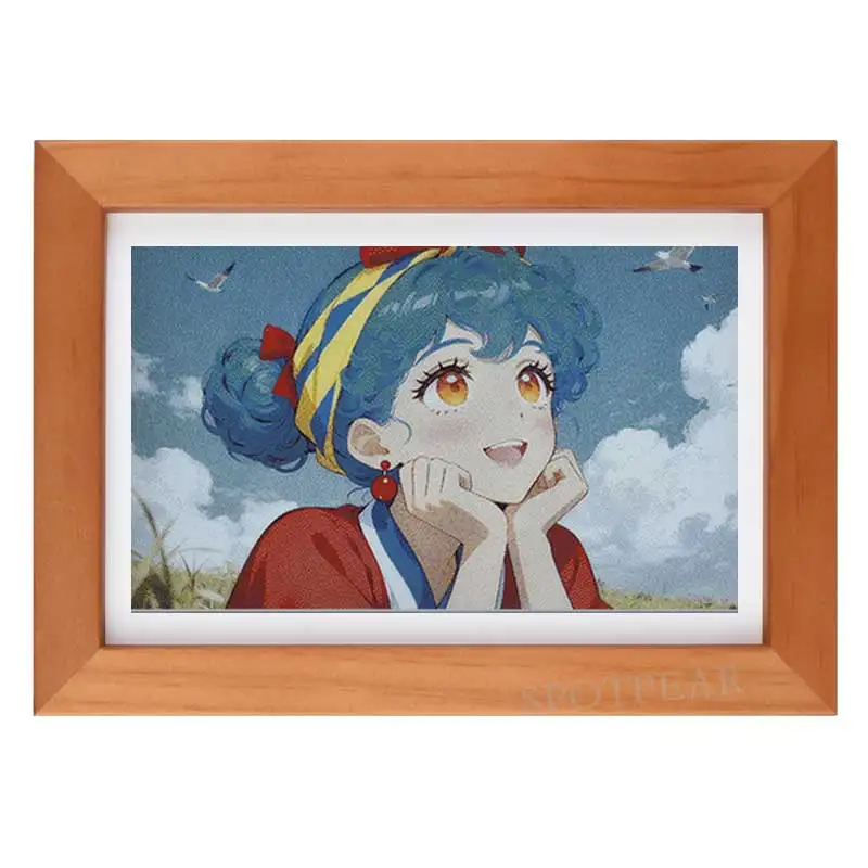 Raspberry Pi Zero Pi0 2W Digitaler Bilderrahmen 7,3 Zoll E6 Vollfarb-E-Papiertinte Kalender Kunstposter RPi Zero-PhotoPainter