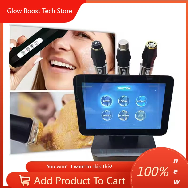 

GB3 in 1 Co2 Bubble Oxygenation Facial Machine Pods Portable Face Lifting Jet Peel Oxygen Facial Machine