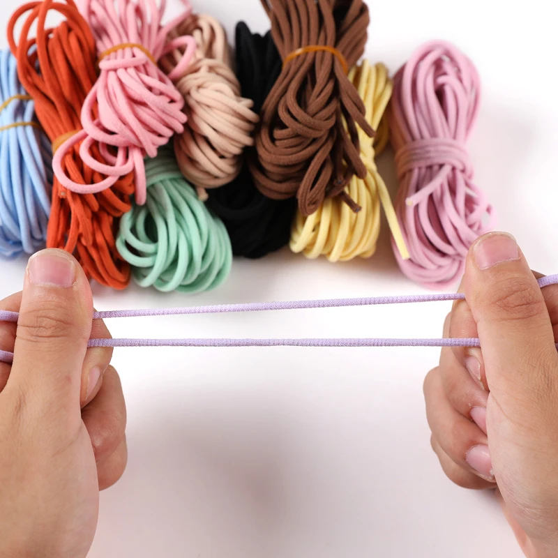 5m 5mm hilo de Milán cuerda trenzada colorida cordón de Milán hilos para abalorios DIY pulsera collar accesorios de ropa V1029