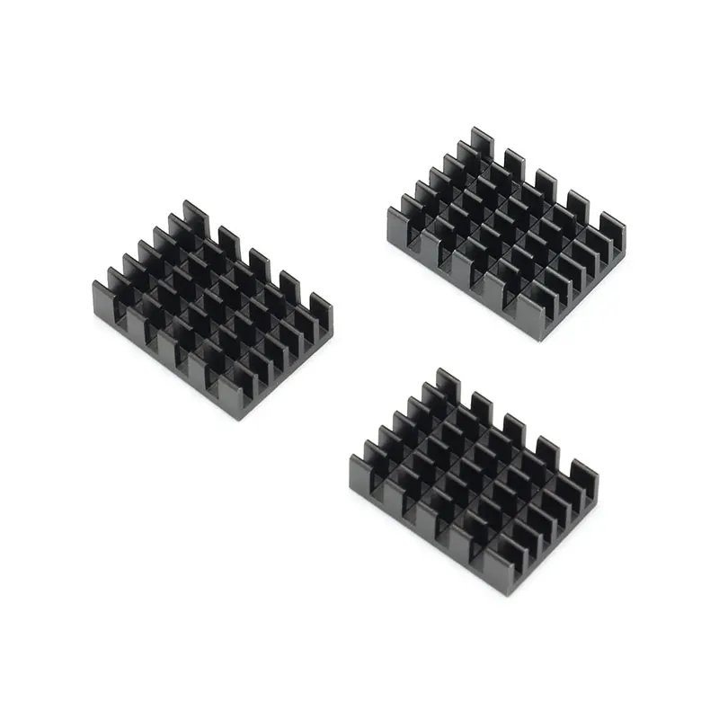 Radiador de calor de alumínio 5 peças, 19*14*6mm do dissipador de calor do radiador do resfriamento para o chip eletrônico ic led do computador
