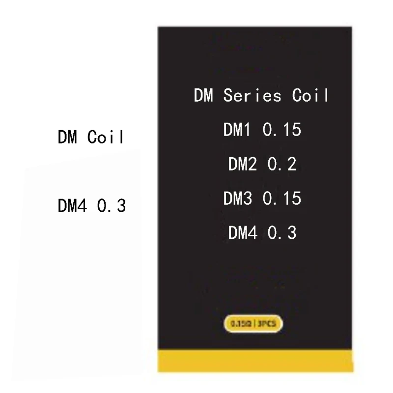 5 шт. TPP1 DM【Series】 DM1 DM2 DM3 DM4 катушка 0,15 0.2ohm сетчатые катушки Бытовая фурнитура Аксессуары ручные инструменты