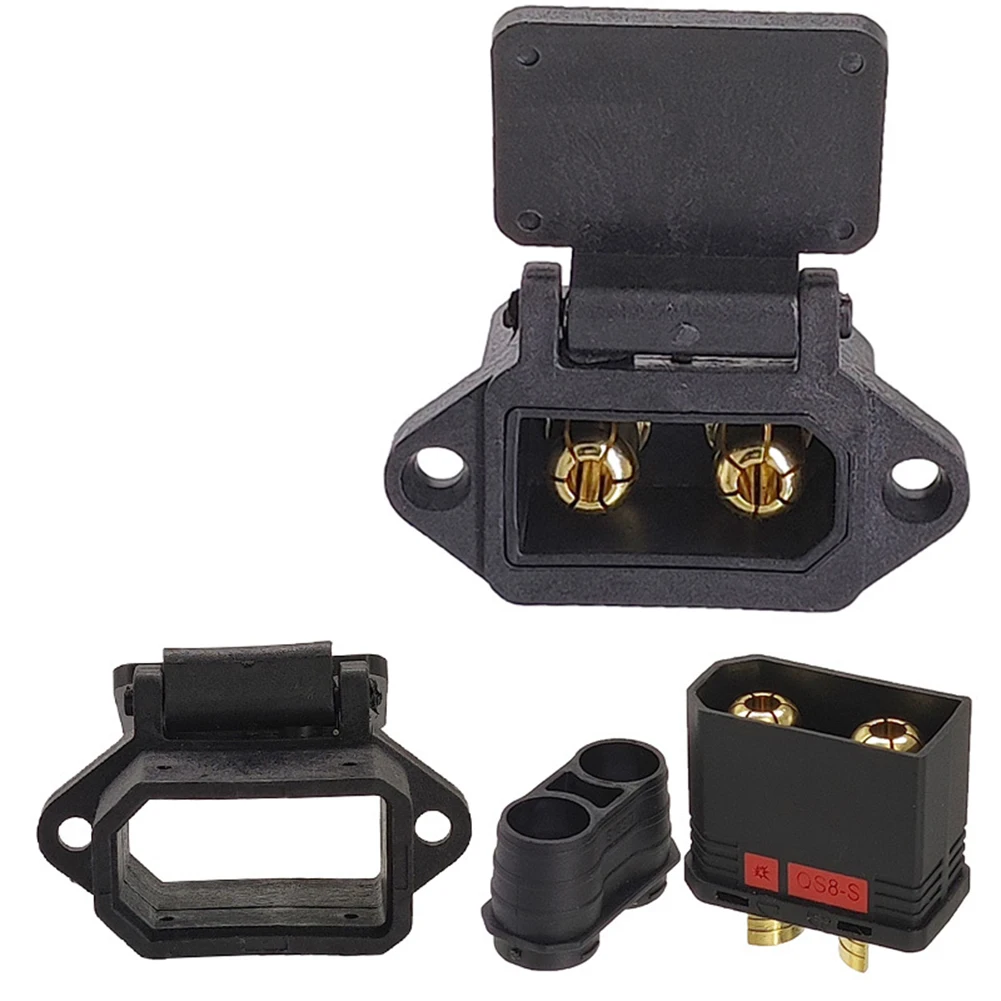 QS8S High Current Connector Set with Spark Proof Technology Includes Male and Female Connectors Rated Voltage 600V