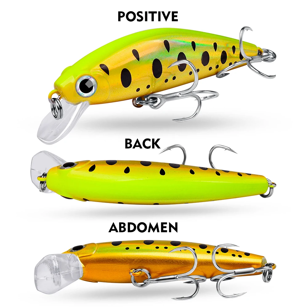 PROBEROS 1pc Bionic Minnow Plastic Wobbler Jerkbait, Artificial Hard Fishing Lure,Outdoor fishing tackle
