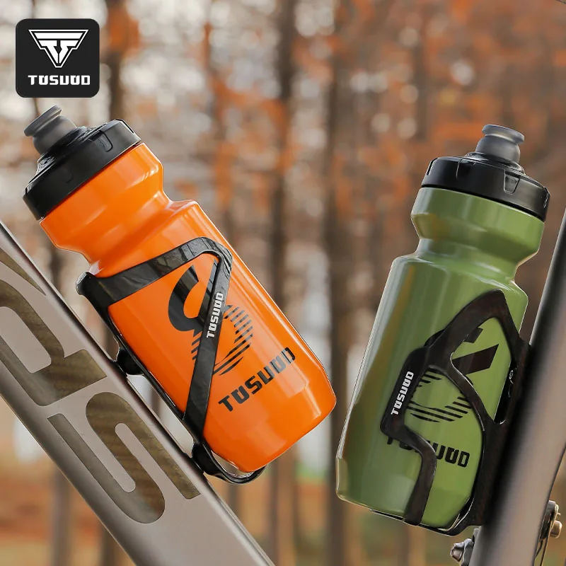 TOSUOD Cycling Water Bottle Bicycle Water Bottle Feel Oil Outdoor Sports Portable PP Squeeze Sports Water Cup image 2