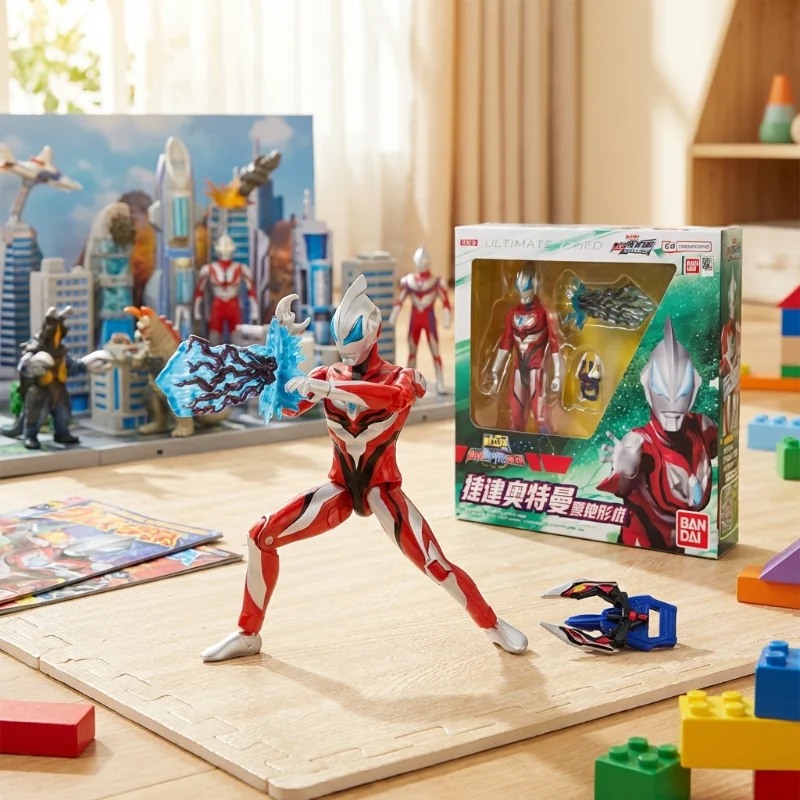 

Bandai Ultraman Geed Action Figure Deluxe Edition Super Articulated Hero Toy for Boys Epic Battle Roleplay Ultimate Collection
