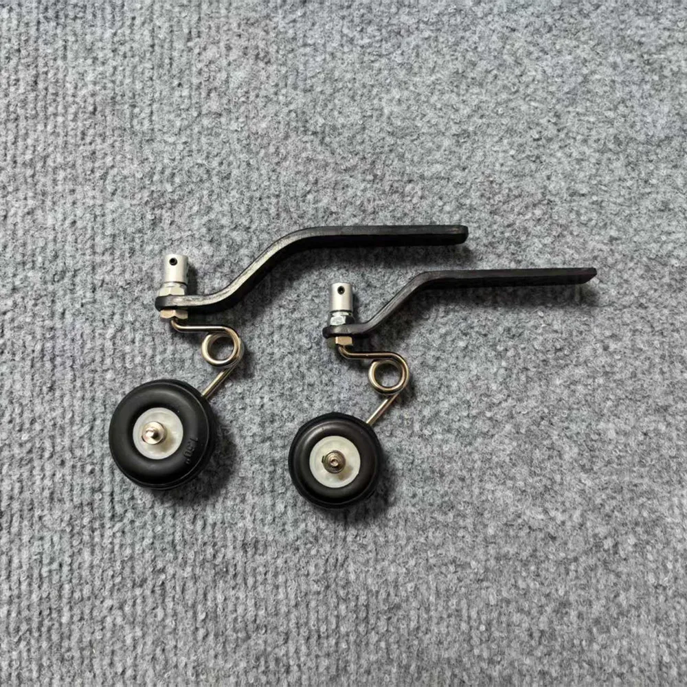 Kit de roue arrière en Fiber de carbone avec pneus PU de 1.25 "et 1.5", pour avions RC 26CC-50CC, train d'atterrissage Durable, mise à niveau des pièces de précision, 1 pièce