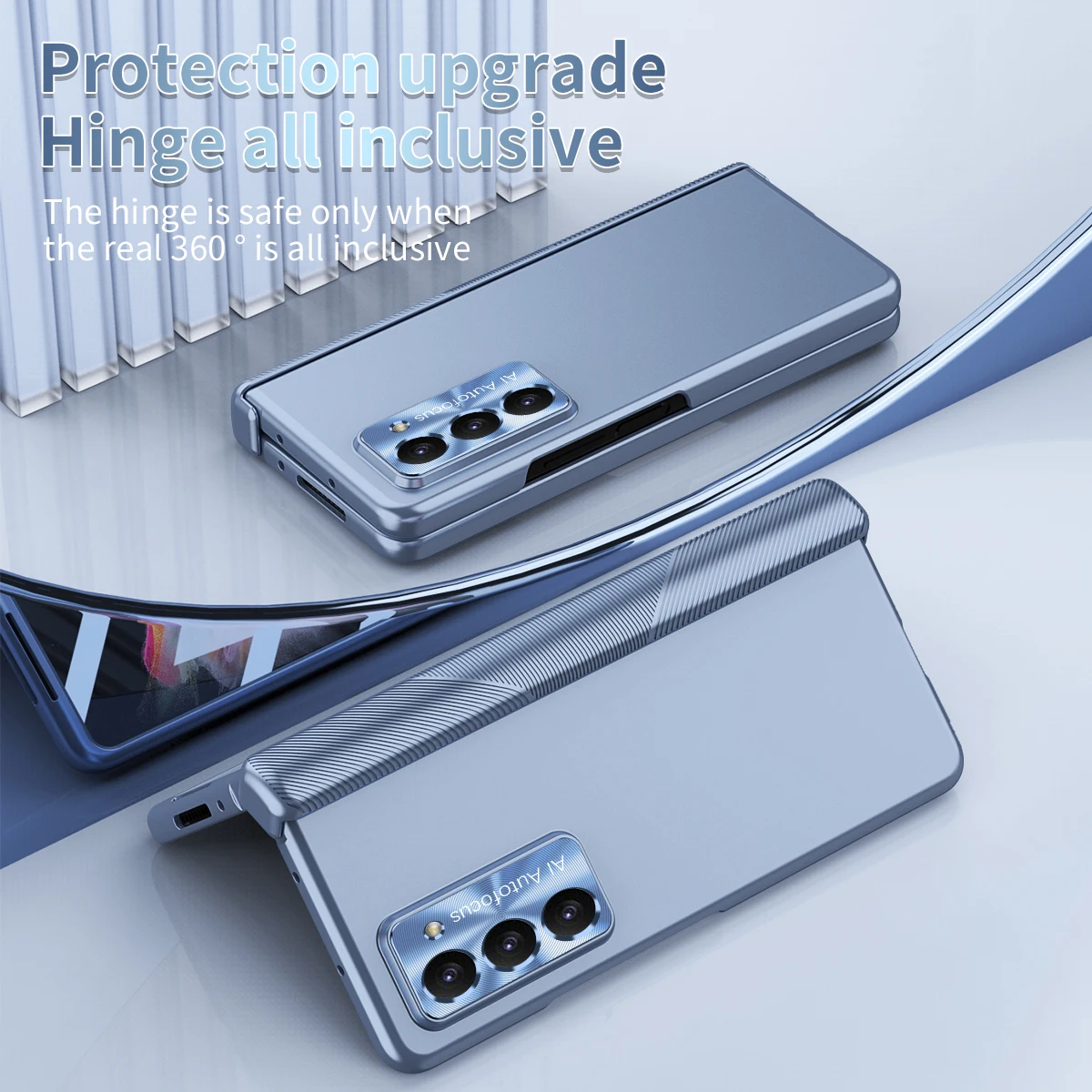 360 Full Protector Tempered Film Case For Samsung Galaxy Z Fold 6 5 4 3 2 With Touch Pen Shockproof Hinge Folding Cover Coque