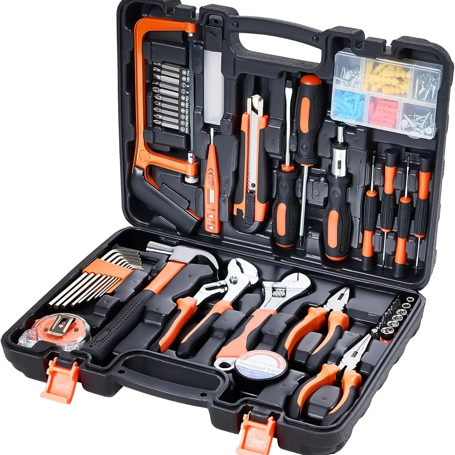 

Fix Everything in Your Home & Car: 160-Piece Pro Tool Kit with Storage Case