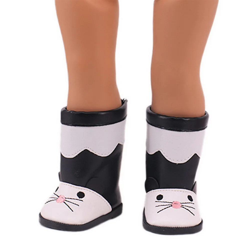 7cm Doll Shoes Doll Boots For 18 Inch American&43Cm Baby Reborn Clothes Accessories For Our generation Girl Dolls