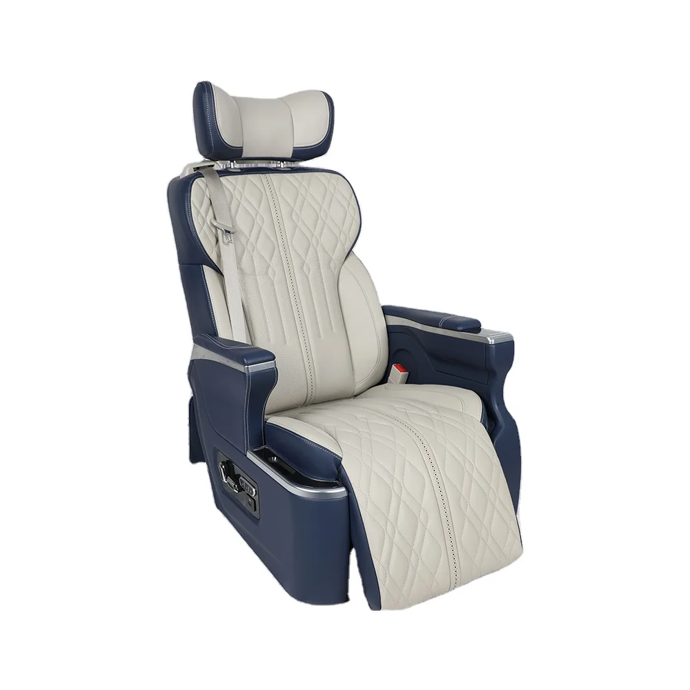 

Luxury Auto air plane aero seats With Air Massage one people Van Seat for W447 GL8 Camper