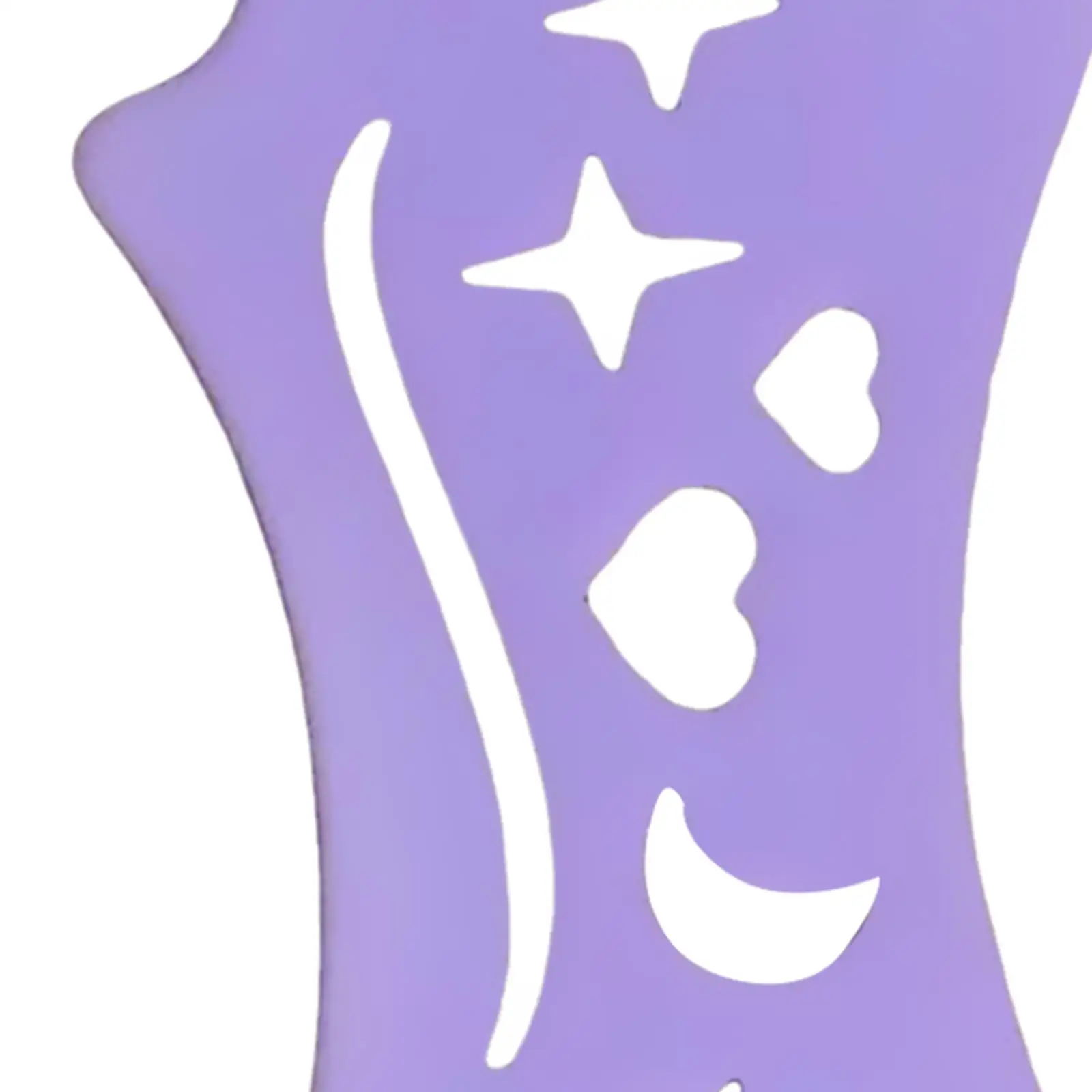 Mini aplicador reutilizável de silicone para maquiagem, estêncil de delineador para uso profissional e iniciante