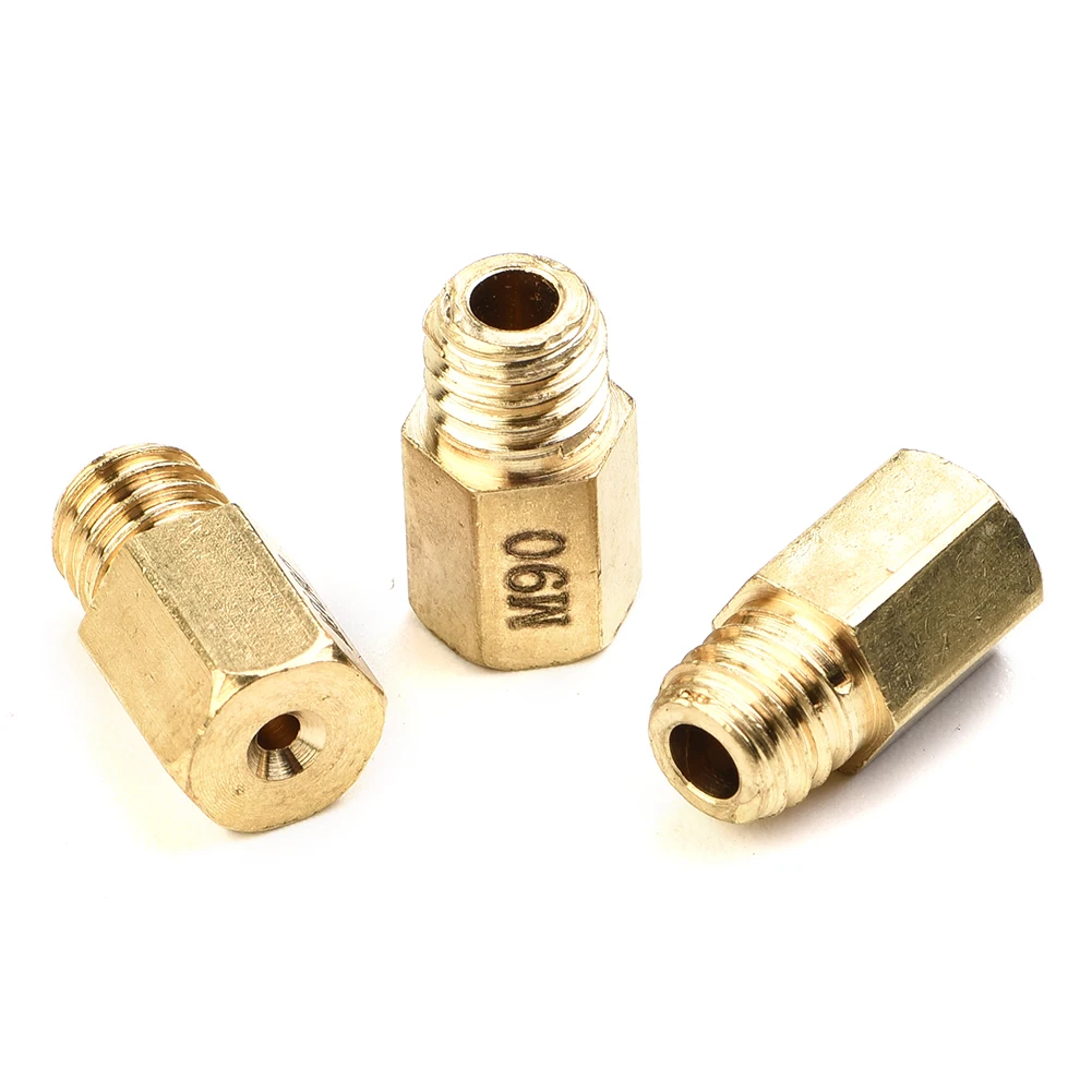 Parts Carburetor Nozzle Carburetor nozzle Components Equipment Gold Color Carb Gold color Jets Motorcycle Main Jet