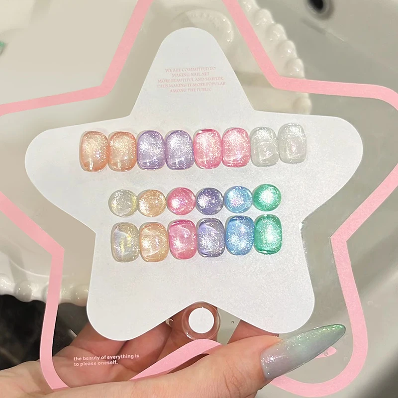 ولد جميلة مامبوس الجليد القط المغناطيسي هلام مسمار البولندية الساطع هلام بريق الزجاج حبة تأثير نقع قبالة الأشعة فوق البنفسجية مسمار الفن مانيكير 10 مللي