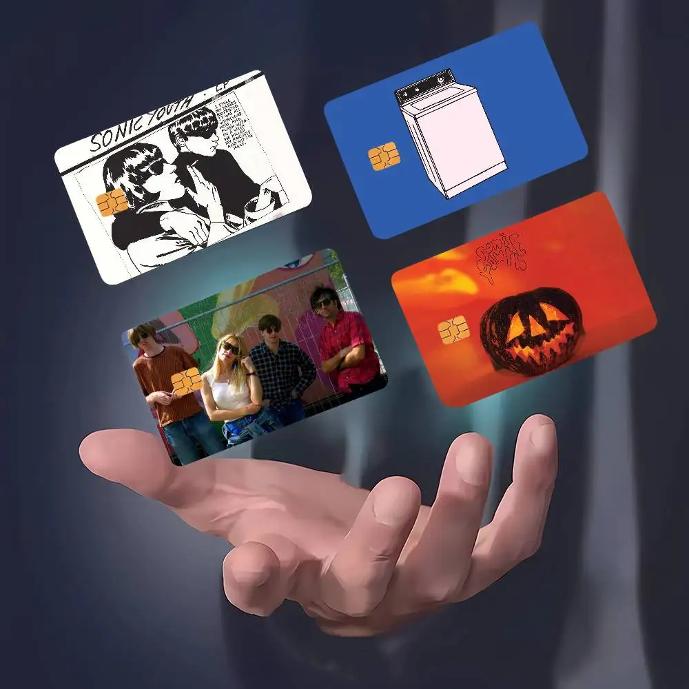 Singer S-sonics Y-youths  Card Stickers Decorative Waterproof Film Skin Cover Credit Debit Front  Bank Bus Pass