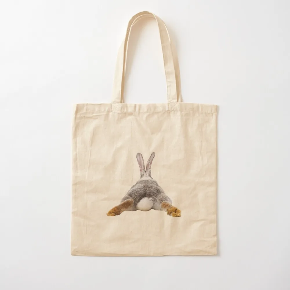 Cute Bunny Rabbit Tail Butt Image Picture Tote Bag reusable shopping bags cute tote bag