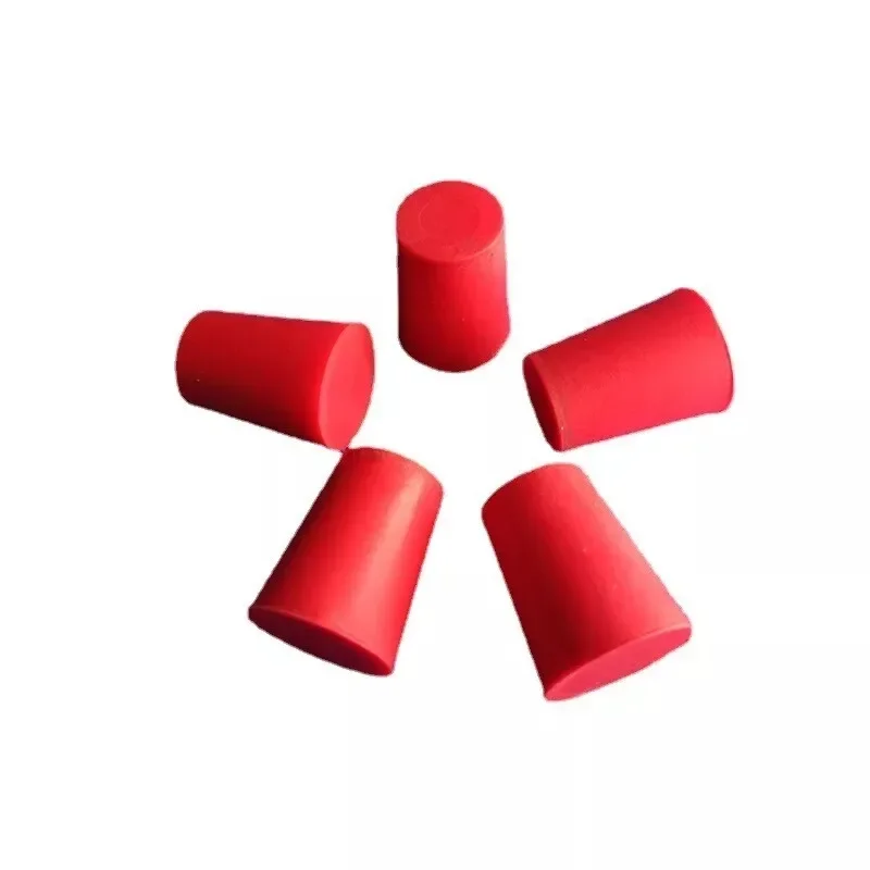 Plug karet silikon, 100 buah Set bermacam-macam untuk lubang Plug Sealing Tapered Stopper Plug kerucut lapisan bubuk tahan suhu tinggi