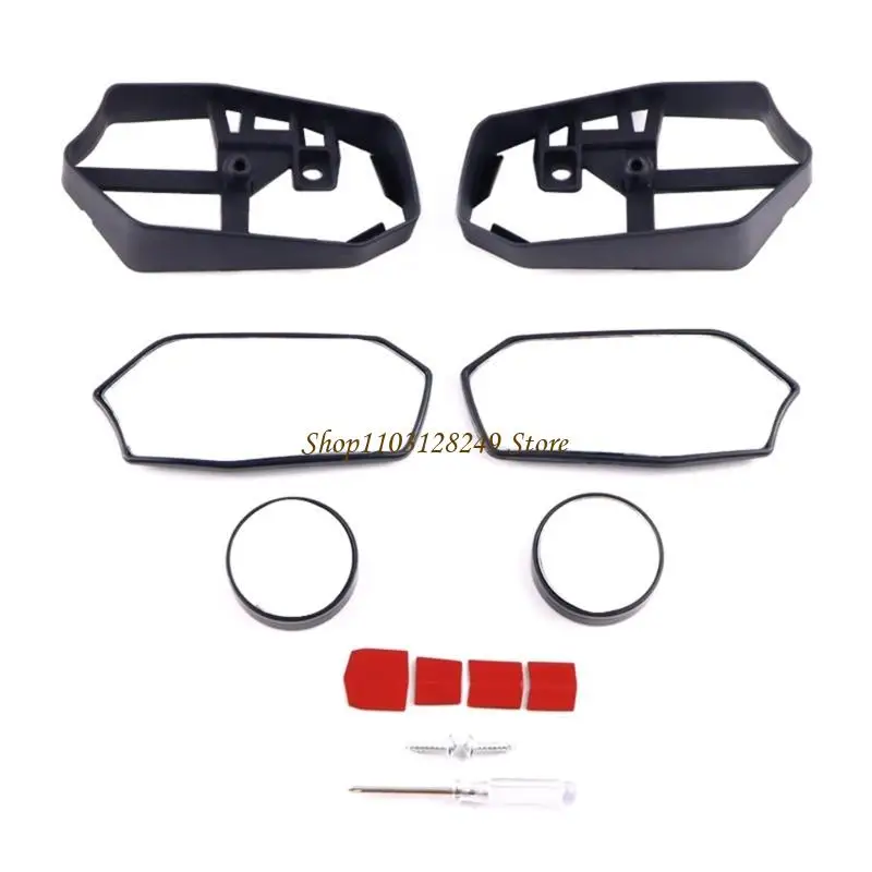 

N5KD High Visibility Motorcycle Rear View Mirrors Minimized Blind Areas for XMAX300