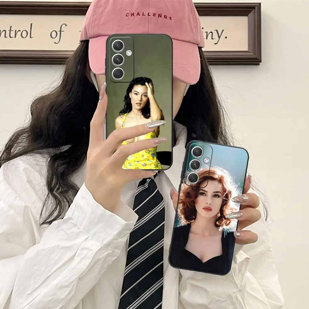Чехол для мобильного телефона Monica Bellucci для Samsung Galaxy S25 S24 S23 S22 S21 S20 Note20 Plus FE, роскошный чехол с ультрацветным принтом Чехол для мобильного телефона Monica Bellucci для Samsung Galaxy S25 S24 S23 S22 S21 S20 Note20 Plus FE, роскошный чехол с ультрацветным принтом