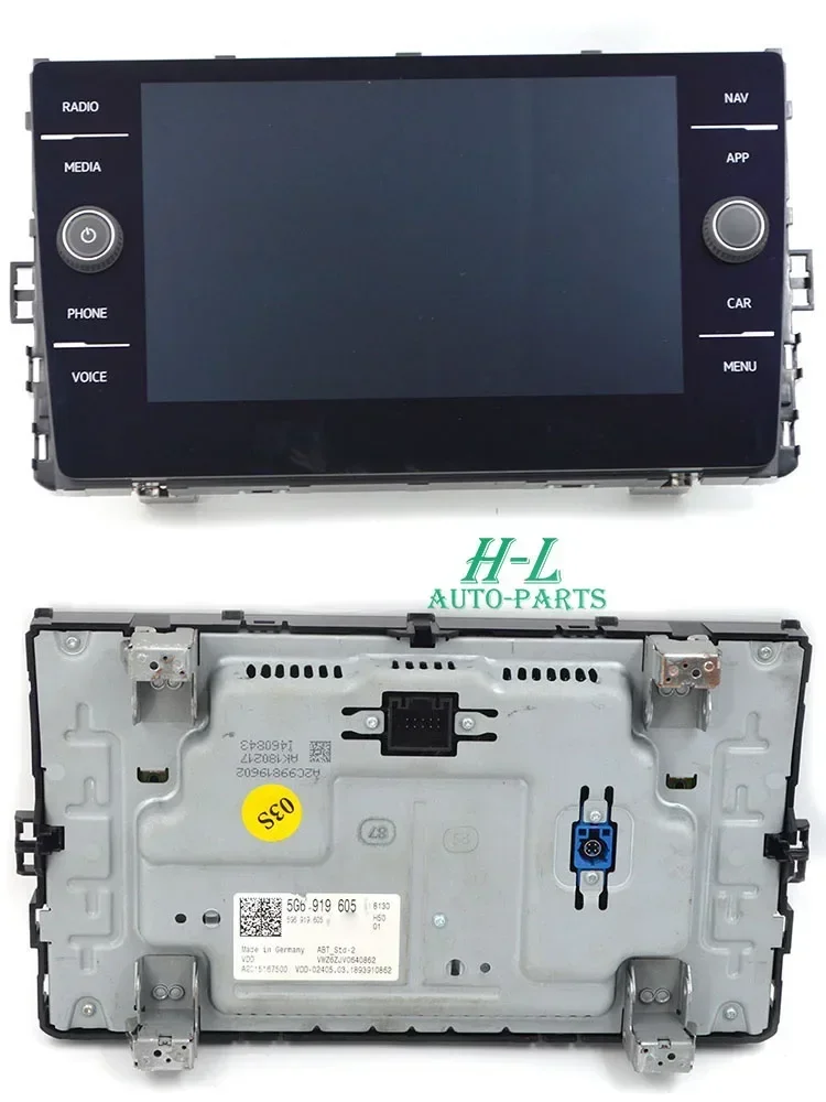 

2025 Hot Sale Display Operating Unit Discover Media MIB2.5 Original Eight-inch Glass Screen 5G6919605 for VW Golf 7