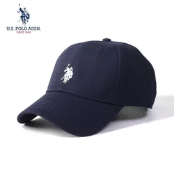 POLO ASSN. Casquette de Baseball en pur coton pour homme, avec visière, style décontracté, matière respirante