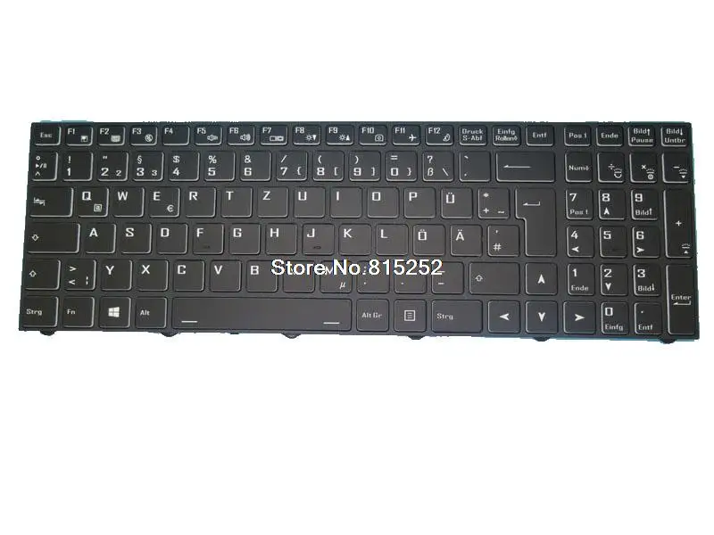 

Laptop Keyboard For Juno GEMINI 17" German GR/United Kingdom UK/United States US/France FR With Frame Without Backlit film Black